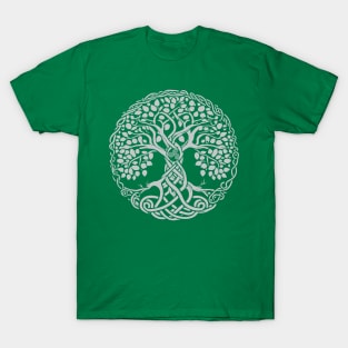 Celtic knot tree of life or Gaelic knotwork art Oak of life T-Shirt